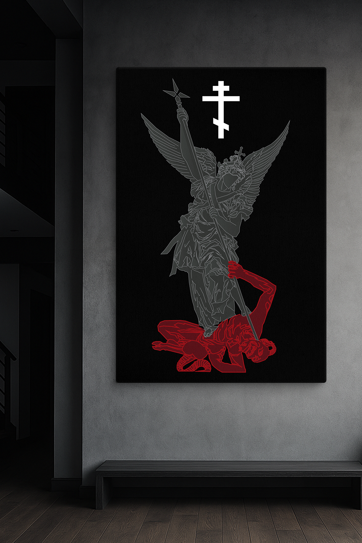 SAINT MICHAEL Canvas – Orthodox Cross