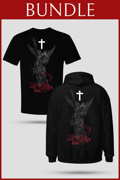 SAINT MICHAEL T-SHIRT/HOODIE BUNDLE