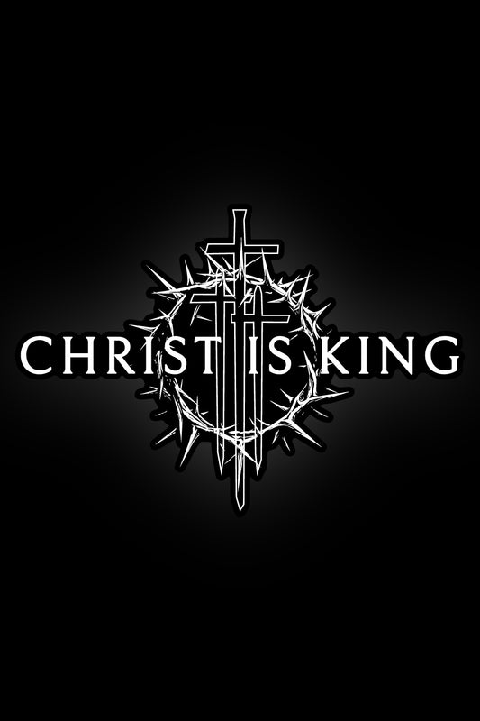 CHRIST IS KING Decal Sticker