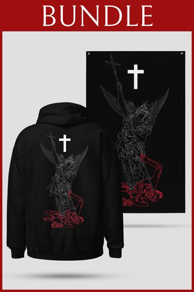 SAINT MICHAEL HOODIE/FLAG LOADOUT – XII LEGIONS