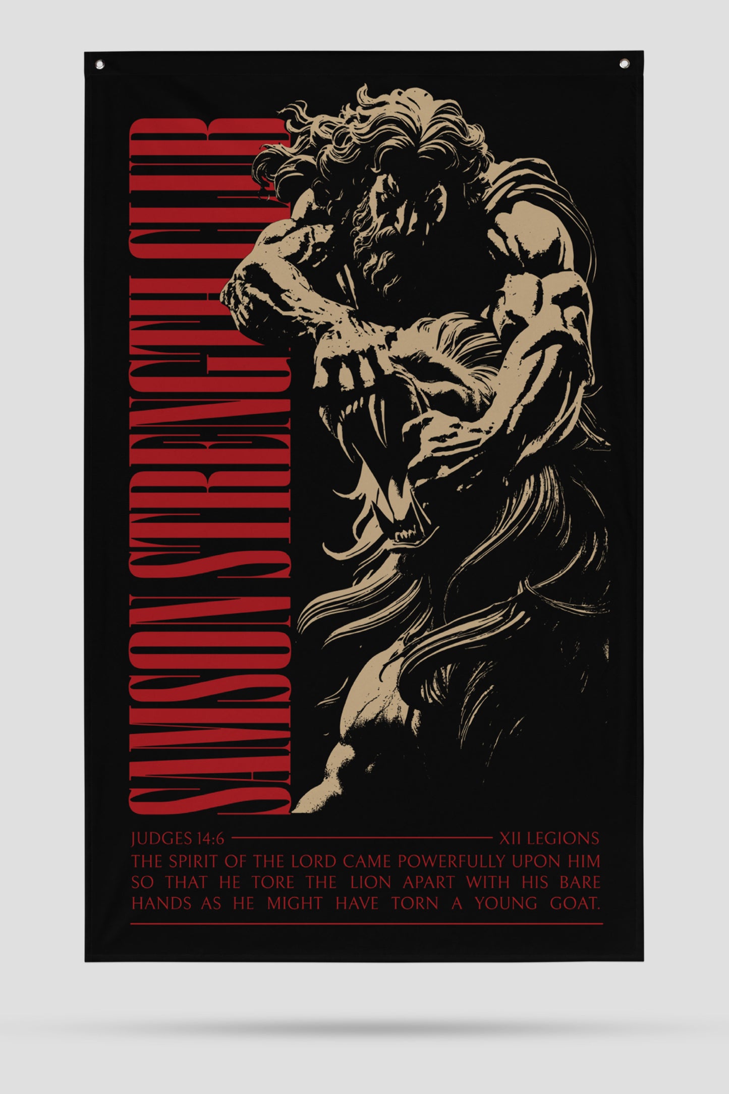 SAMSON STRENGTH CLUB Flag