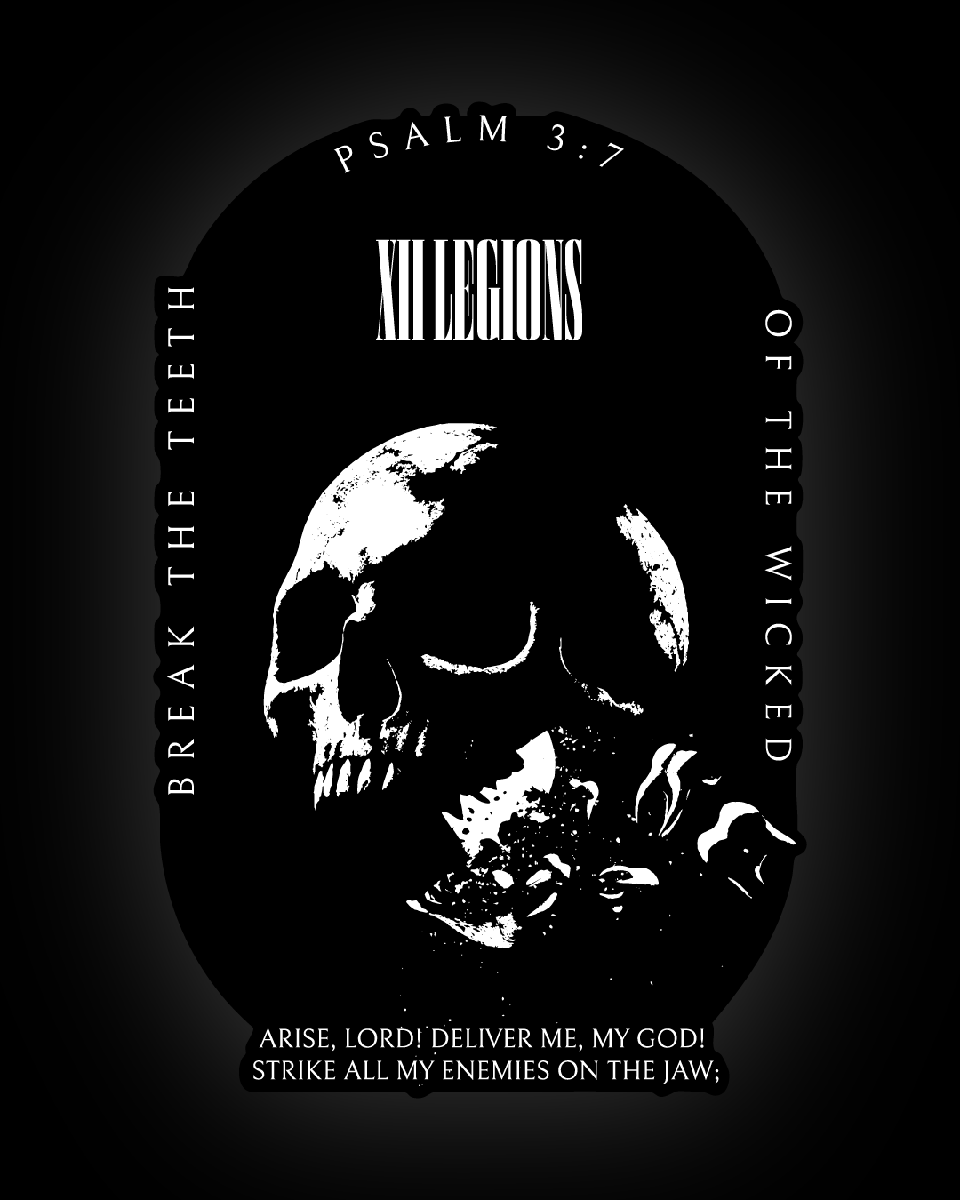 PSALM 3:7 Decal Sticker
